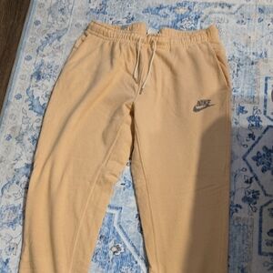 Nike Yellow Joggers with Logo